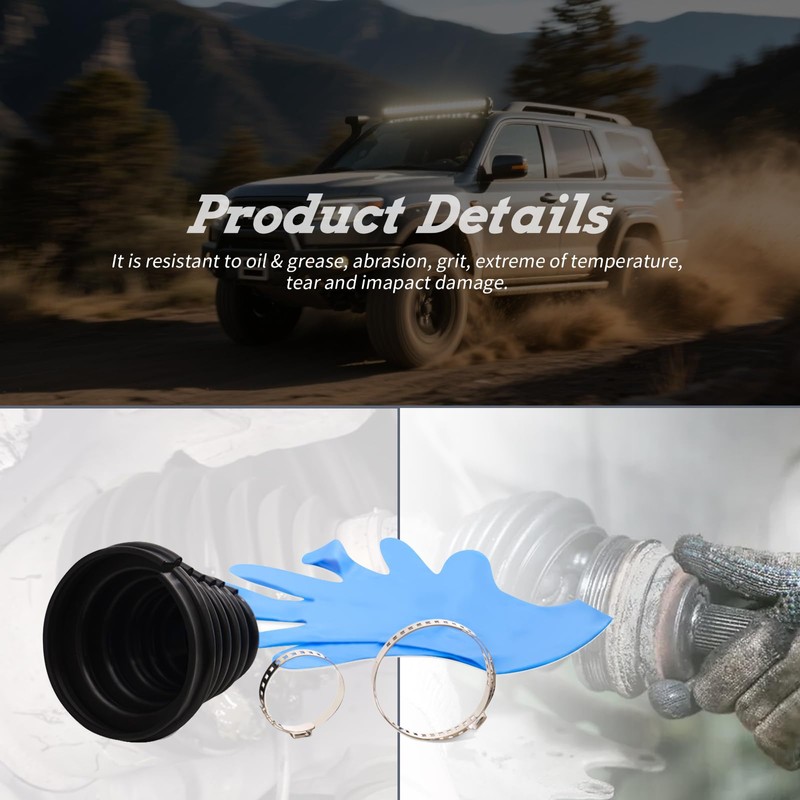 XTPTFABS CVS18 Universal Split Constant Velocity Gaiter, Universal CV Boot