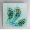 Creative Paradise Small Peacock Texture Tile - Glass Fusing Mold