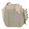 NLQR Front Driver Side Bottom Replacment Seat Cover Leather Tan