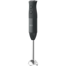AEG HB4-1-4GG Hand Blender / 2 Stainless Steel Blades / Includes Smoothie Cup / BPA-Free / 2 Speed Settings / Turbo Function / Dishwasher Safe / Brushed Black