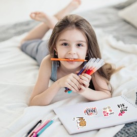 CUTELIILI 500pcs Cute Waterproof Water Bottle Stickers for Kids, Sticker Pack Random for Laptop Computer Skateboard Helmet s for Teens Girls Adults