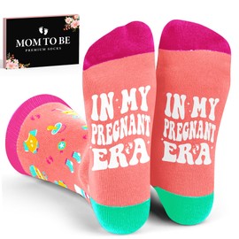 New Mom Gifts & Funny Pregnancy Socks Presents, Christmas Presents for Women - First Time Mother Must Have, Accessories for Pregnant Women - Mothers Day Gifts For Mom