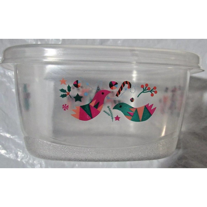Glad GLAD Limited Edition Christmas Holiday Plastic Storage Container 2