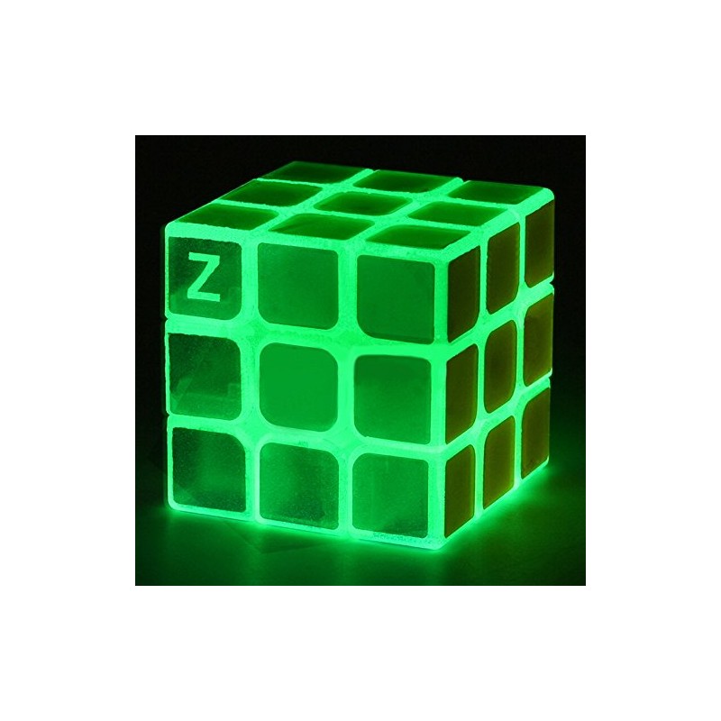 3x3 Fluorescent Speed Cube Glow in Dark Magic Speed Cube