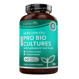 Nutravita 60 Billion CFU Probiotic Cultures - 60 Capsules