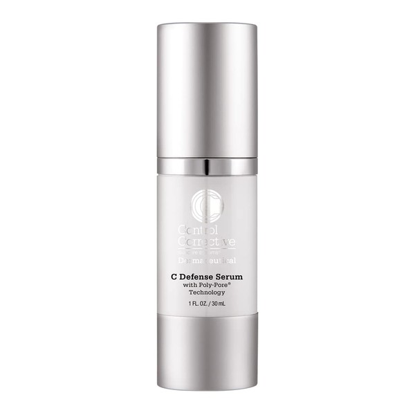CONTROL CORRECTIVE C Defense Serum With Poly-Pore Technology - Advanced Vitamin C Serum Plus Hyaluronic Acid, Poly Pore Delivery System, Time Releases Actives, Sustains Hydration Throughout The Day