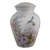 Flower with Hummingbird Urn- Cremation urn or Keepsake for Ashes