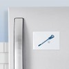 CafePress Lacrosse Outline Magnets Rectangle Magnet, 2"x3" Refrigerator Magnet (10