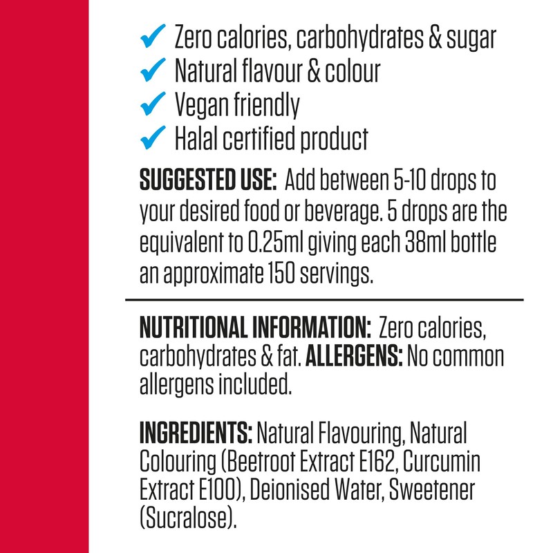 Applied Nutrition - Flavor Drops - Zero Calorie Enhancer -