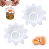 2 Pcs Egg Yolk Separator Exquisite Flower-Shaped Egg Separator Tools