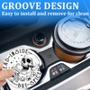 Car Cup Holder Coaster - Funny Skull Drink 2 Pack
