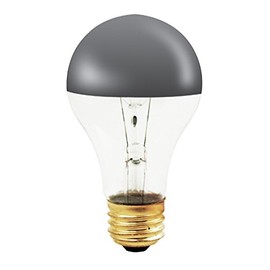 Bulbrite 712160 - 24PK - 60W - A19 - Medium Base - 120V - 2700K - 1,500Hrs - Clear Half Chrome - Incandescent Bulbs