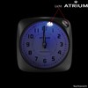 Atrium A610-7 Radio Alarm Clock Analogue Quartz No Ticking Large
