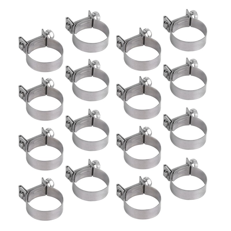 20PCS Hose Clamp Mini Stainless Steel Screw Hose Clip for