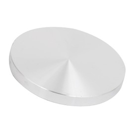 QUARKZMAN 100 mm Aluminium Disc x 1 Piece Circular Discs Hardware for Holder Glass Table or Chair [Silver Tone M10 Thread]