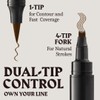 Striking Viking Beard Pencil Filler for Men - Dark Brown,
