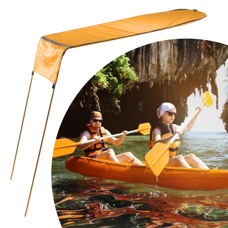 Kayak Shade Canopy Portable Foldable Boat Awning Set Kayak Canoe