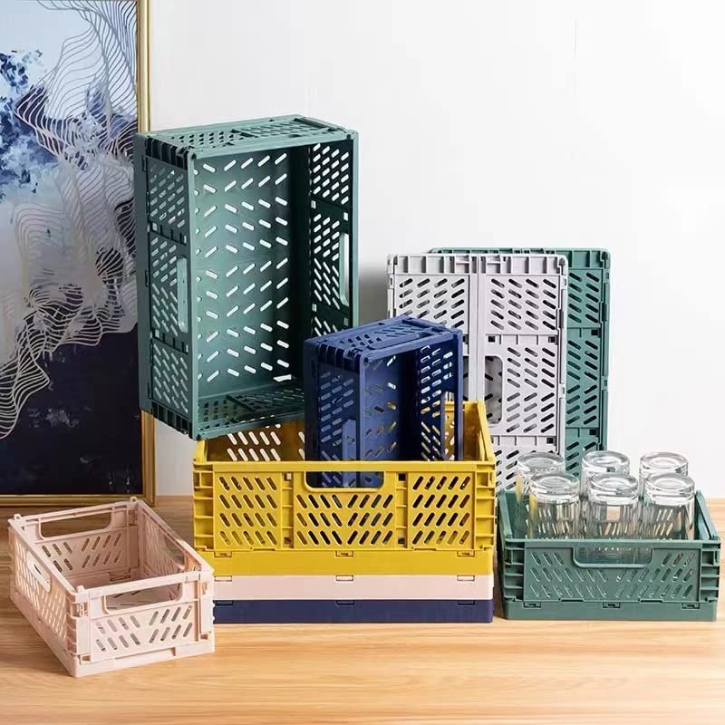 EURXLQ Pack of 6 Folding Boxes, 43 x 29 x