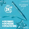 NYX Professional Makeup Epic Ink Liner Glitz, Delineador Líquido con