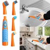 Electric Cleaning Brush with Household All Purpose 4 Brush Heads
