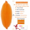 Orange Springy Afro Twist Hair 24 Inch 3 Packs Afro