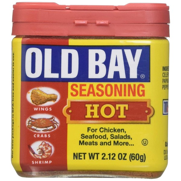 McCormick Old Bay Hot Seasoning, 2.12 OZ (Pack of 3)