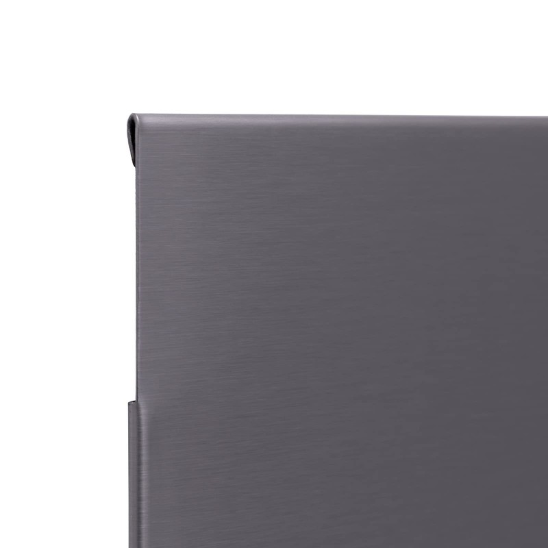 Stainless Steel Backsplash, 30" X 30" with Hemmed Edges