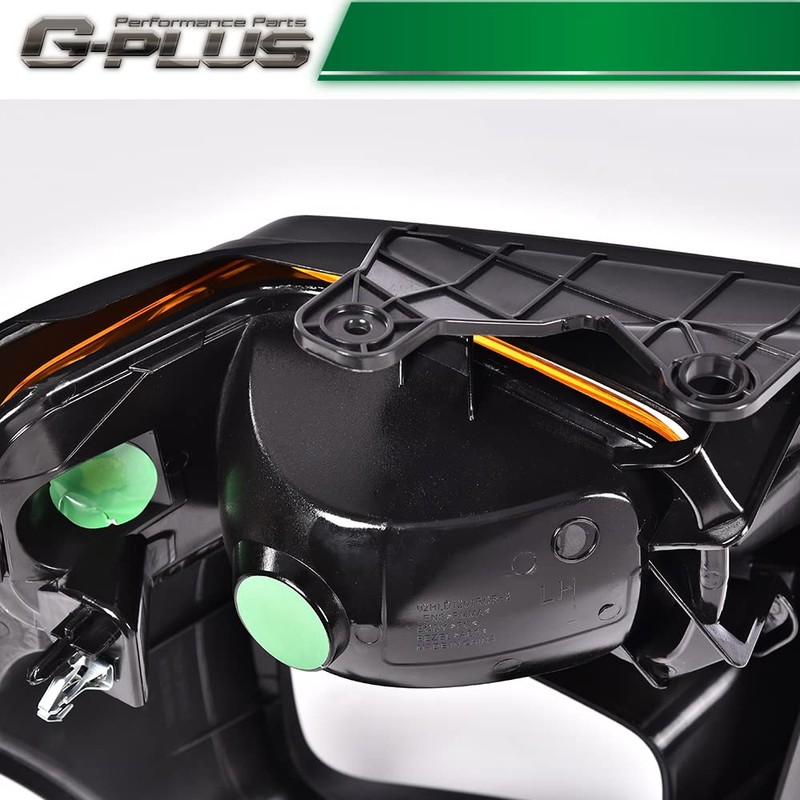 G-PLUS Headlight Trim Bezel with Parking Turn Signal Light Compatible