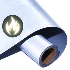 KEGUMINGX Reflective Heat Transfer Vinyl HTV Vinyl Rolls Pack 12 Inch x 5 Feet Iron on Vinyl for T-Shirts DIY Design, Silhouette Cameo for Heat Press Machine (Gray Reflection HTV)