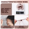 LEOBRO Brown Hair Nets, 60 pcs Hair Nets for Food