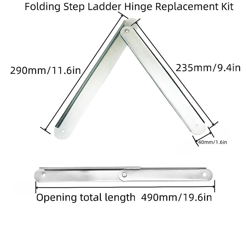 Folding Step Ladder Hinge Replacement Kit Aluminum Herringbone Ladder Tie