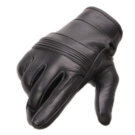 Ladies Premium Leather Riding Gloves w/Gel Palm, Flex Knuckles (XX-Large)