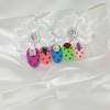 Woobi Girl Handmade Nail Tips - Long Round Square /