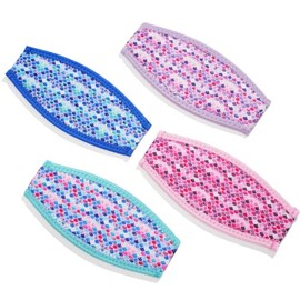 fiintrwa 4 PCS Neoprene Mask Strap Cover for Diving Swimming Snorkel Waterproof Mask Strap for Men Women Head Band Parts Accessories