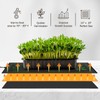 MET Certified 4 Pack Seedling Heat Mat, Seedfactor Waterproof Durable