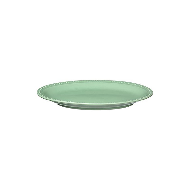 Koyo Pottery 30320 Medium Dish, Japanese Tableware, Rim Dot Plate,