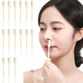 TOAURDA Nose Hair Cutter, Manual Razor, Razor Nose Hair Removal Tool, Portable and Convenient, Washable, Etiquette Care (3 Boxes, 15 Pieces)