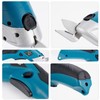 Electric Scissors, USB Rechargeable 3.6V Cordless Scissors with 2 Blade