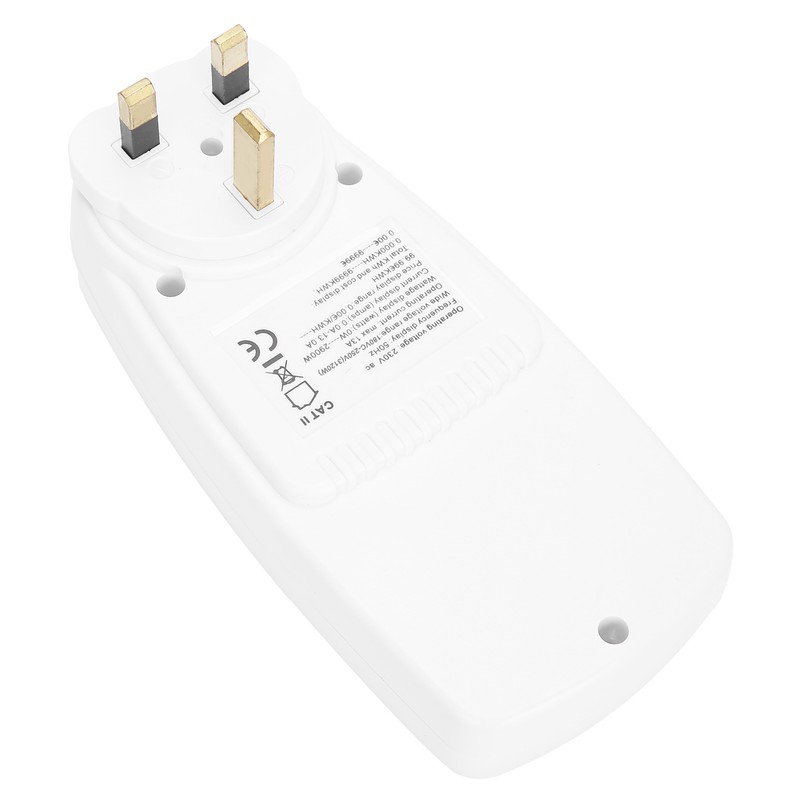 Power Metering Socket Electricity Usage Monitor Voltage Current Meter with