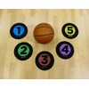 Get Out! Basketball Training Large 9in Disc Spot Markers 5-Pack