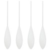 Alwonder 4pcs Fly Fishing Bombarda Floating Float 30g Carp Fishing