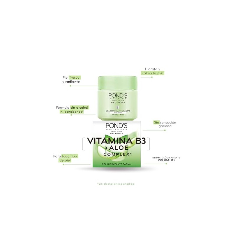 Gel Hidratante Facial Pond's Fruity Hydra Fresh Aloe 110 g