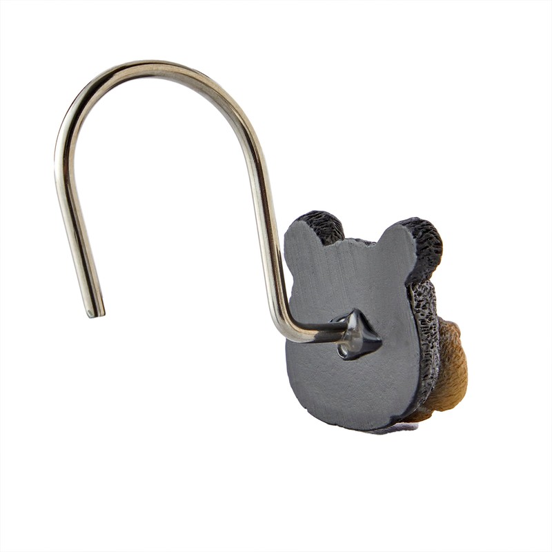 SKL Home North Ridge Shower Curtain Hook Set, 12-Pack