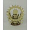 Zeckos Lord Ganesha Sitting Holding Sacred Objects Statue