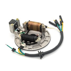 Onegercn 2 Coil Ignition Magneto Stator Plate for 50cc 70cc 90cc 110cc 125cc Taotao Kazuma SSR Baja ATV Quad Dirt Kick Bike 4 Wheeler