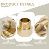 Bwintech 2 Pcs 1/4" Female to 1/8" Male BSP Thread