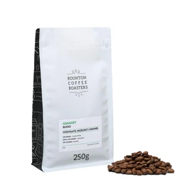 Rounton Coffee Roasters Granary Blend Coffee Beans, Medium Roast Speciality Coffee, 250g