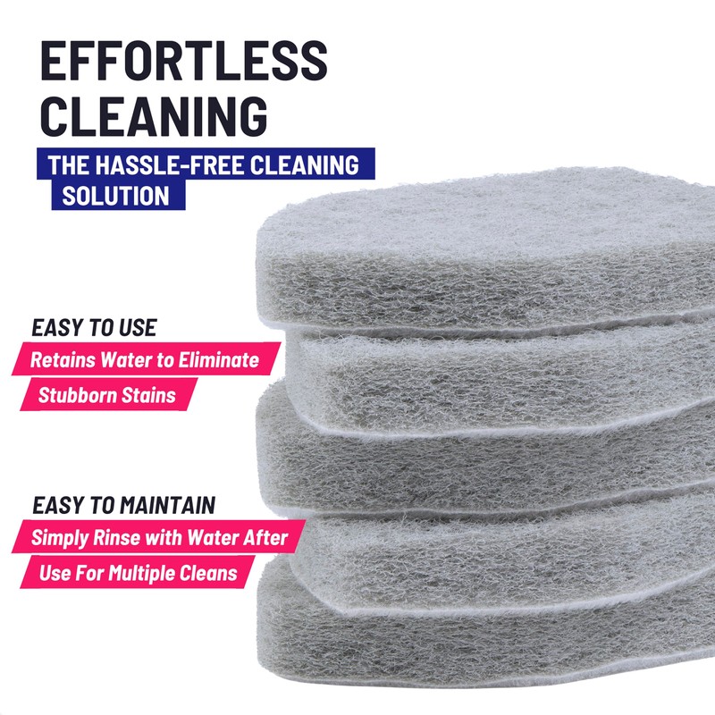 Moku Home Replacement Scrubber Refill for Extendable Tub Tile Shower