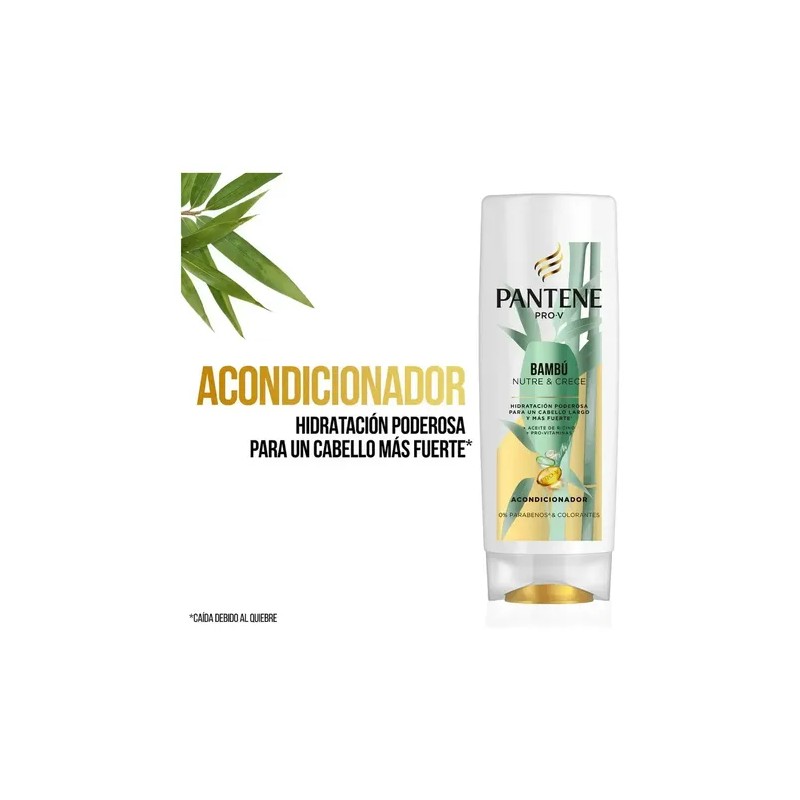 Acondicionador Pantene Pro Bambu X400ml