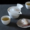 Oda Pottery Sparrow Tea Ceremony, 7.5 Teacup (White) (3), Made